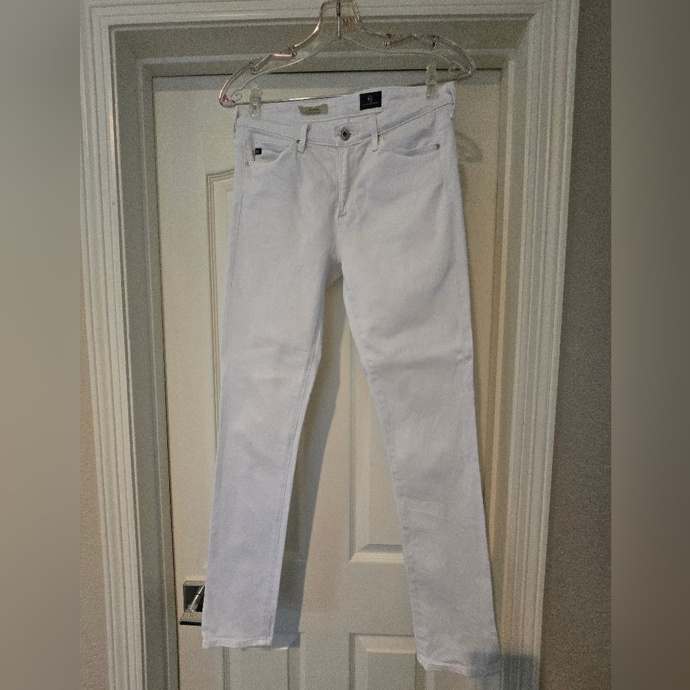 AG Adriano Goldschmied White Cigarette Jeans